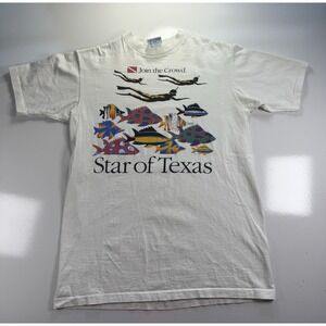 coastal tees Scuba Diving star of Texas Unisex T-shirt M USA made ocean fish